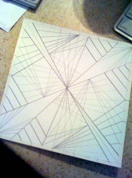 Silverpoint Drawing In Progress