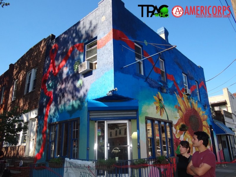 Tpac Mural at Cafe con Chocolate